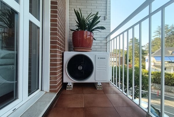 Instalación de aerotermia en vivienda unifamiliar en Gipuzkoa